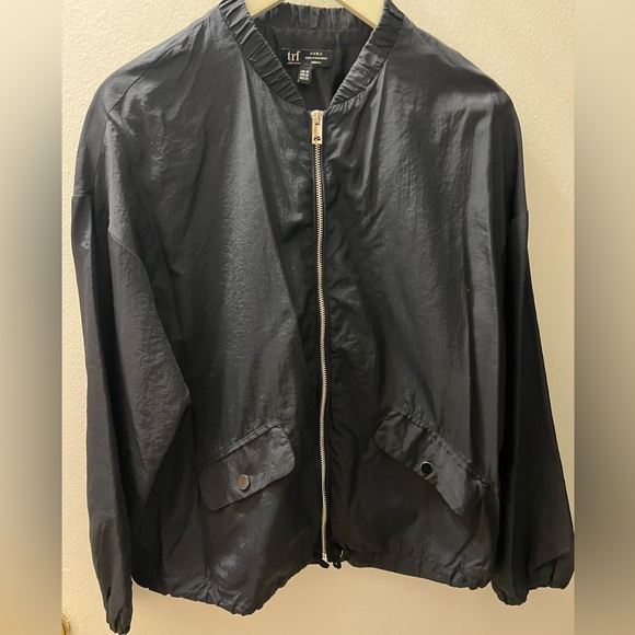 Zara Jackets & Blazers - Zara Sleek Black Bomber Jacket size XS